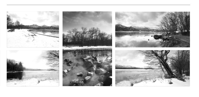 WATERSCAPES-snowy-lake-Japan-BLACK-AND-WHITE-FINE-ART-PHOTOGRAPHY-FOR-SALE