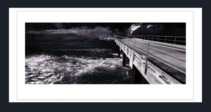 20.28-2.-23A-WATERSCAPES-JETTY-FORESHORE-Black-and-White-Photo-L1031145-48-Apollo-bay-2015