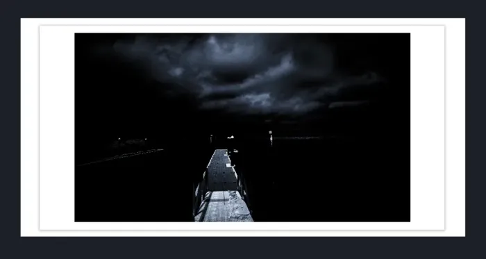 20.28-2.-31-WATERSCAPES-JETTY-FORESHORE-Black-and-White-Photo-L1017592-Tooradin-2015