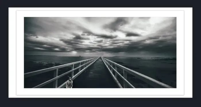 20.28-2.-35-WATERSCAPES-JETTY-FORESHORE-Black-and-White-Photo-Point-Lonsdale-13-2015