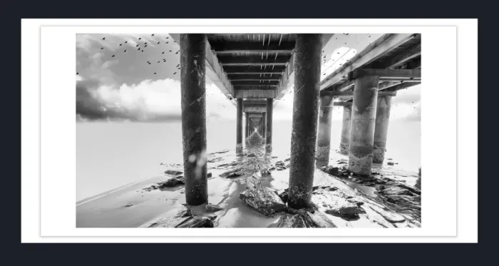 20.28-2.-48-WATERSCAPES-JETTY-FORESHORE-Black-and-White-Photo-Lorne-62-2015
