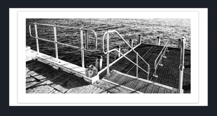20.28-2.-52-WATERSCAPES-JETTY-FORESHORE-Black-and-White-Photo-L1031150-Port-Campbell-2015