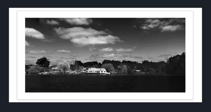 20.28-3.-5-WATERSCAPES-LAKE-HOUSE-Black-and-White-Photo-L1017152-56-Daylesford-2019