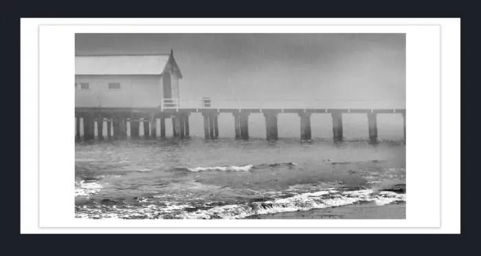 28-1-23-BOAT-HOUSE-PHOTOGRAPHY-Black-and-White-Photo-Mixed-QPH2-Queenscliff-Pier-Port-Phillip-2015