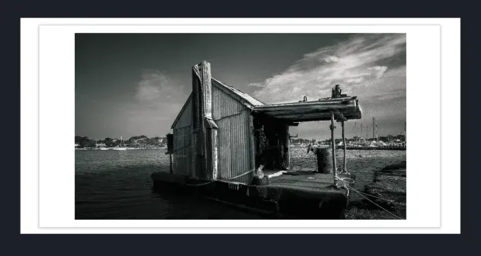 28-1-4-BOAT-HOUSE-PHOTOGRAPHY-Black-and-White-Photo-L1018563-64-Fishermans-wharf-Paynesville-2019