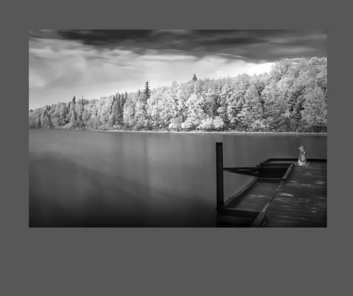5.5.2A-INFRARED-PHOTOS-WATERSCAPES-Black-and-White-Kincaid-Park-Alaska-USA-L1004523-2016