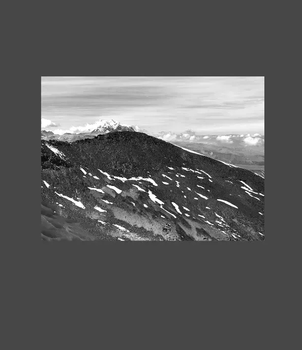 1.6-3-6A-ORIENTATION-Black-and-White-Photographs-MIXEDMK3brown-SNOWPEAK-MOUNTAIN-Chacaltaya-Bolivia-L1025363-2015