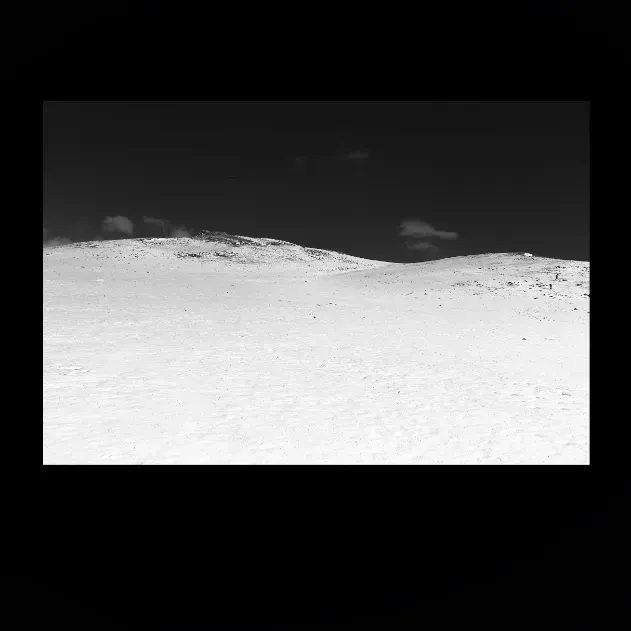 1.6-7B-ORIENTATION-Black-and-White-Photographs-4x3-MKBlue-MINIMALISM-SNOWCAPPED-MOUNTAIN-Alaska-USA-L1006490-2016