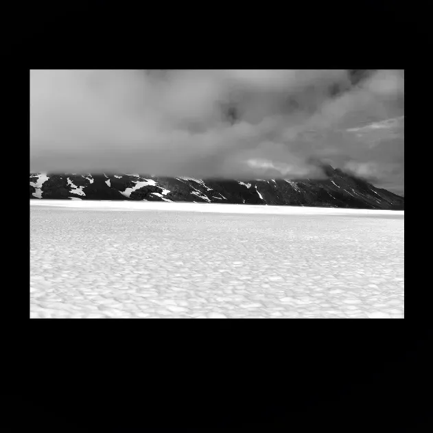 1.6-7G-ORIENTATION-Black-and-White-Photographs-4x3-MKBlue-MINIMALISM-SNOWCAPPED-MOUNTAIN-Alaska-USA-L1004141-2016