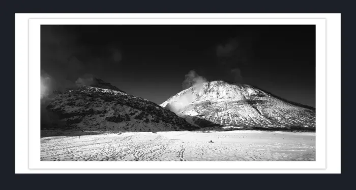 14A.15-VOLCANO-Black-and-White-Photographs-PANORAMA-3-9.8-X-21-Japan-L1011580-2018