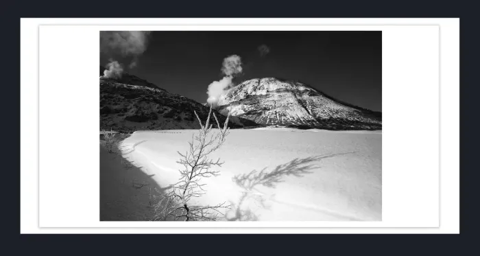 14A.6-VOLCANO-Black-and-White-Photographs-PANORAMA-3-9.8-X-21-Japan-L1011593-94-2018