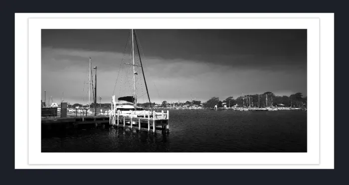 28-5-102-FINE-ART-BOAT-PHOTOGRAPHY-Black-and-White-Photo-L1018459-Fishermans-wharf-Paynesville-2019
