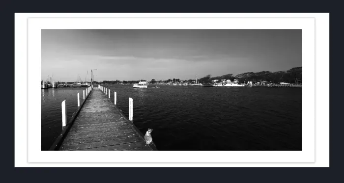 28-5-108-FINE-ART-BOAT-PHOTOGRAPHY-Black-and-White-Photo-L1018484-Fishermans-wharf-Paynesville-2019