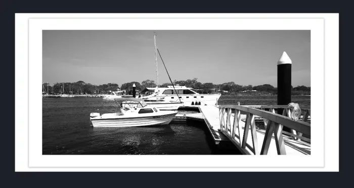 28-5-110-FINE-ART-BOAT-PHOTOGRAPHY-Black-and-White-Photo-L1018502-Fishermans-wharf-Paynesville-2019