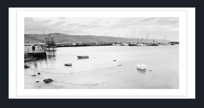 28-5-78-FINE-ART-BOAT-PHOTOGRAPHY-Black-and-White-Photo-Apollo-Bay-Harbour-1-VIC-2015