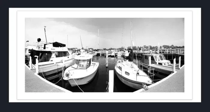 28-5-96-FINE-ART-BOAT-PHOTOGRAPHY-Black-and-White-Photo-L1018433-35-Fishermans-wharf-Paynesville-2019