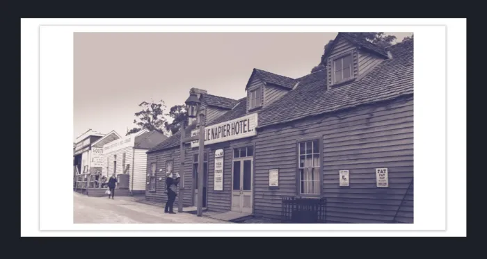 18E-61-Vintage-Photos-for-Sale-Retro-prints-BLACK-AND-WHITE-PHOTOS-L1026484-Sovereign-Hill-Ballarat-2015