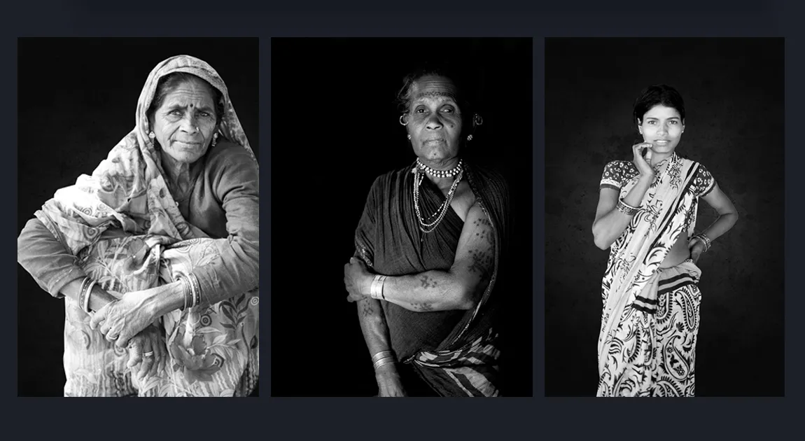 Black and White Fine Art Cultural Portrait Photography For Sale by Cosmetic Dentist in Melbourne Dr Zenaidy Castro