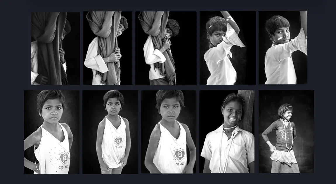 Black and White Fine Art Cultural Portrait Photography For Sale by Cosmetic Dentist in Melbourne Dr Zenaidy Castro