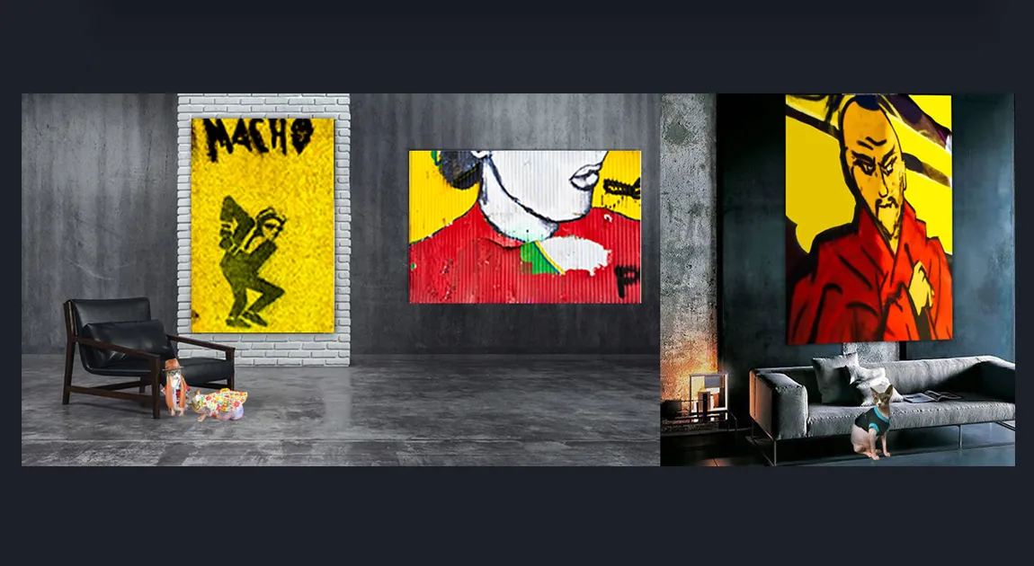 URBAN POP ART AND GRAFFITI ABSTRACT ART for sale - Melbourne Art gallery - Heart and Soul Whisperer Art