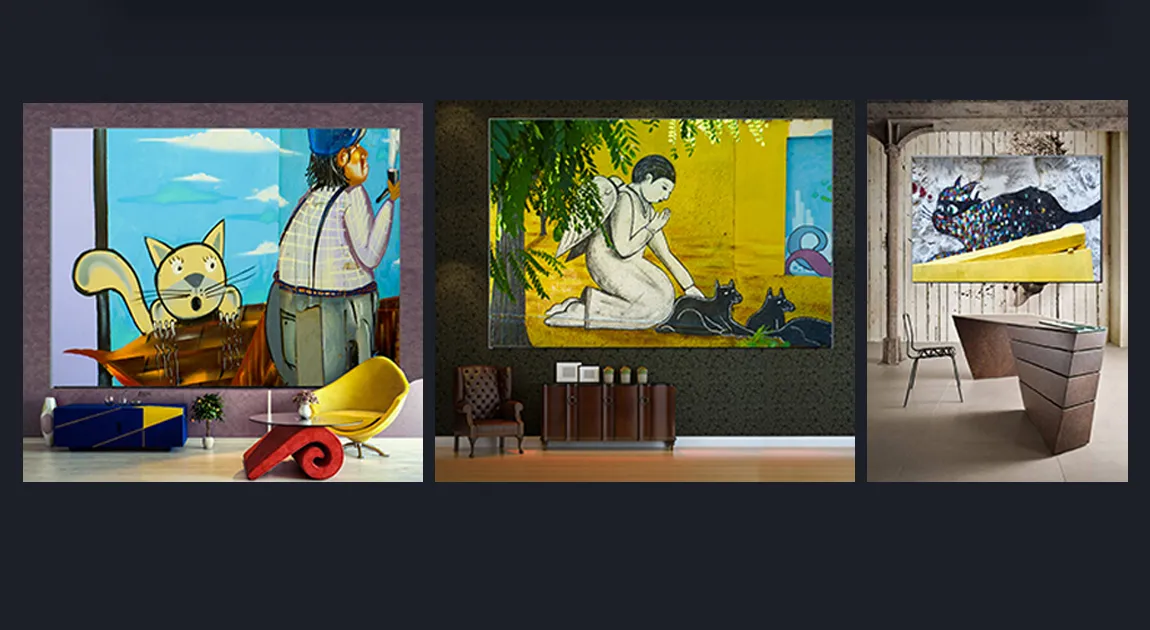 URBAN POP ART AND GRAFFITI ABSTRACT ART for sale - Melbourne Art gallery - Heart and Soul Whisperer Art