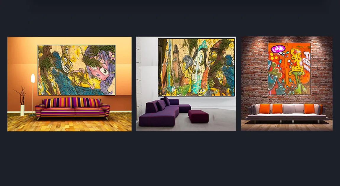 URBAN POP ART AND GRAFFITI ABSTRACT ART for sale - Melbourne Art gallery - Heart and Soul Whisperer Art